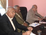 جانب من جلسة اتحاد ادباء البصرة