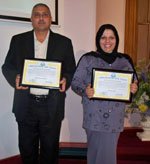 الزميلان محمد بكر وأشواق الجابر