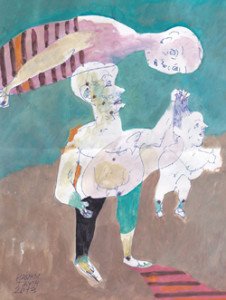 من لوحات الفنان هاشم تايه